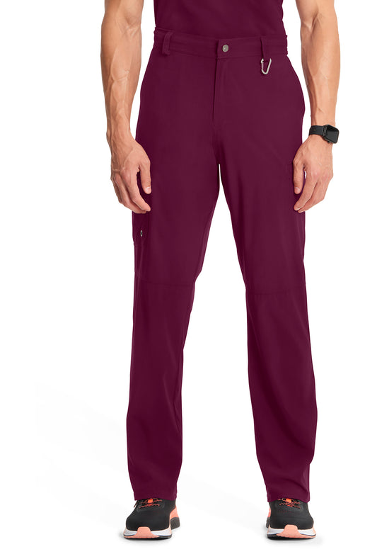 Classics CK200A Men's Fly Front Pants Wine Model Image Front | Infinity