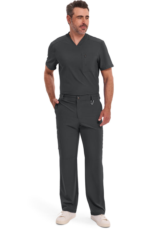 Infinity CK200A Men's Fly Front Scrub Pants Black