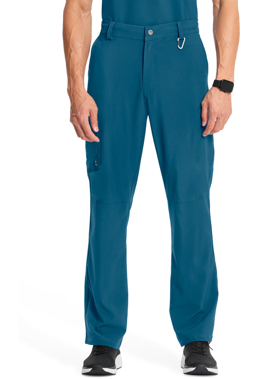 Infinity CK200A Men's Fly Front Scrub Pants Caribbean Blue