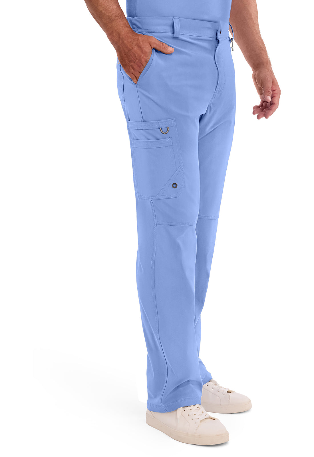 Infinity CK200A Men's Fly Front Scrub Pants Ciel
