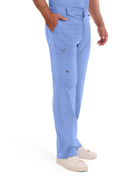 Infinity CK200A Men's Fly Front Scrub Pants Ciel