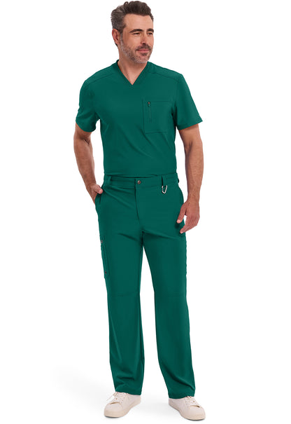Infinity CK200A Men's Fly Front Scrub Pants Hunter Green