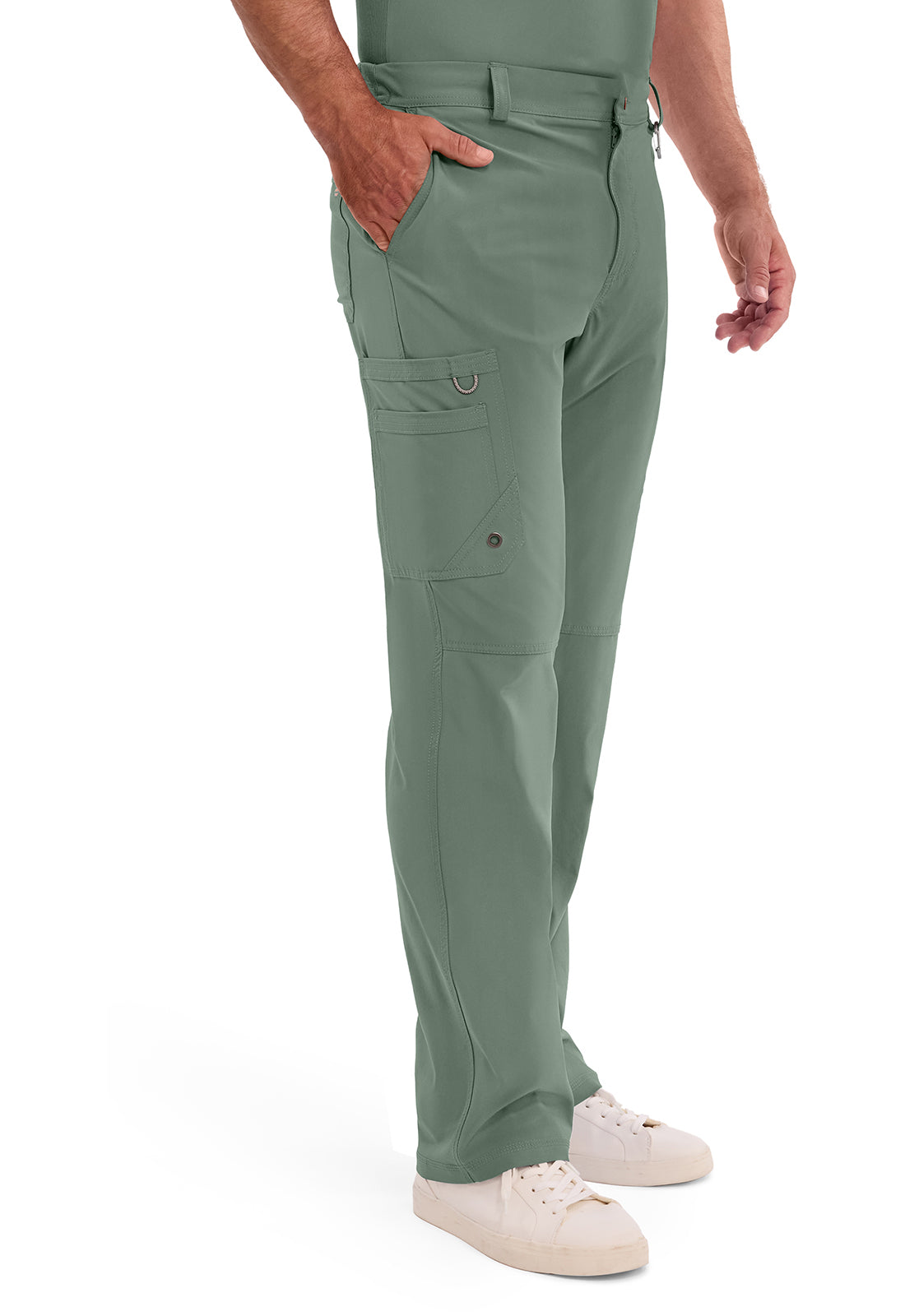 Infinity CK200A Men's Fly Front Scrub Pants Olive