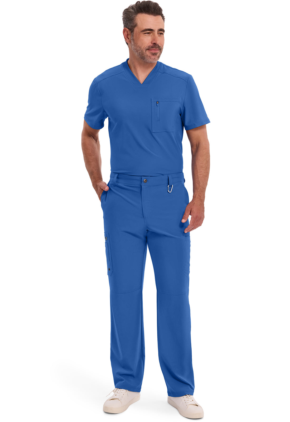 Infinity CK200A Men's Fly Front Scrub Pants Royal