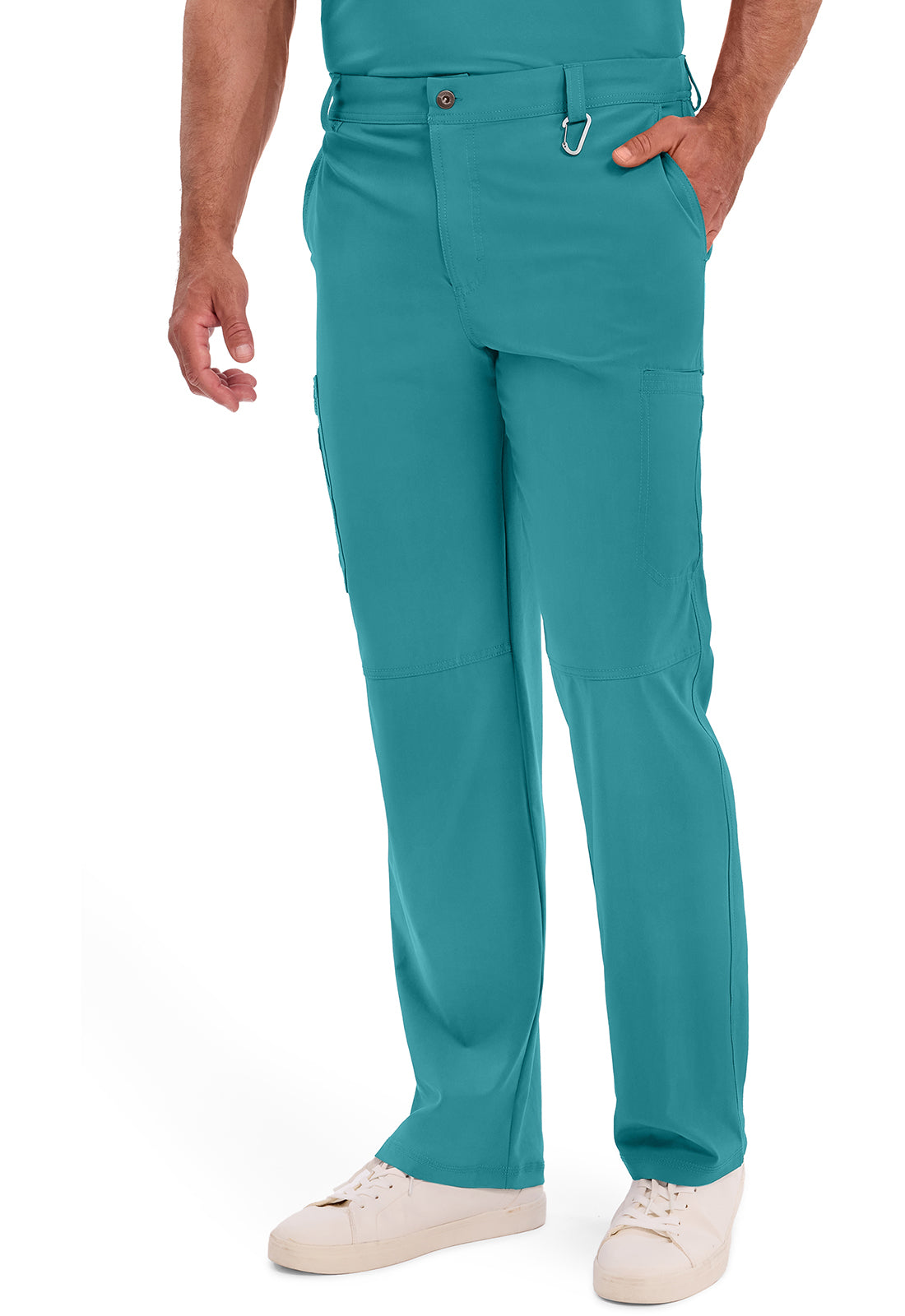 Infinity CK200A Men's Fly Front Scrub Pants Teal Blue