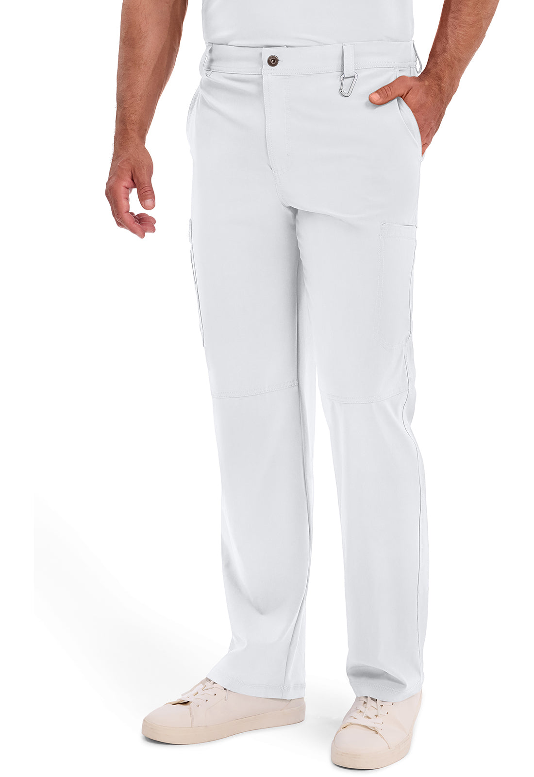 Infinity CK200A Men's Fly Front Scrub Pants White