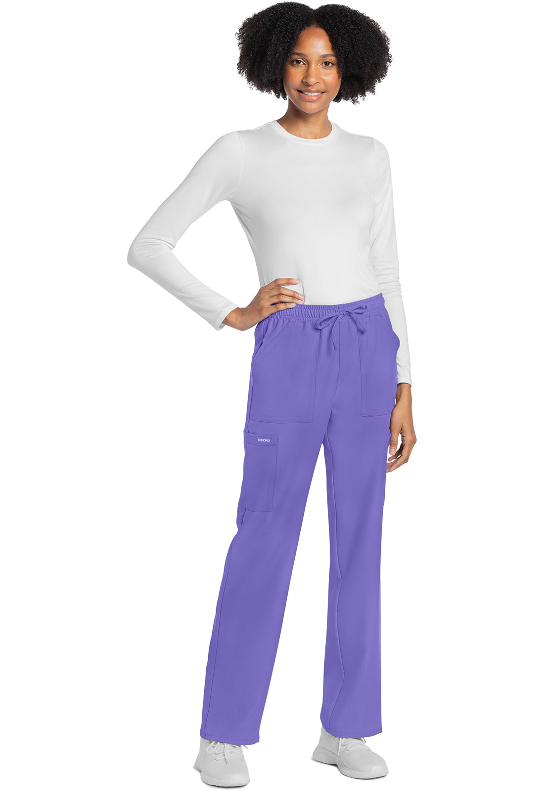 Originals Ultra CK272A Mid Rise Drawstring Trouser Cargo Pants Electric Lavender