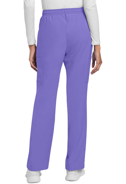 Originals Ultra CK272A Mid Rise Drawstring Trouser Cargo Pants Electric Lavender Model Image Back | Cherokee