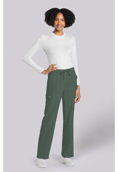 Workwear Originals Ultra CK272A Women's Straight Leg Trouser Scrub Pants Heather Forest Moss