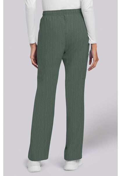 Workwear Originals Ultra CK272A Women's Straight Leg Trouser Scrub Pants Heather Forest Moss