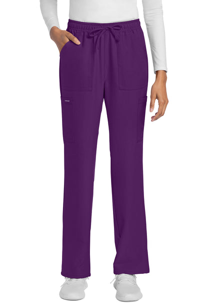 Originals Ultra CK272A Mid Rise Drawstring Trouser Cargo Pants Eggplant