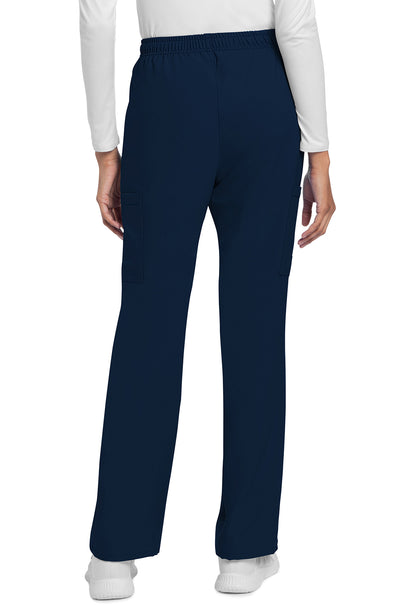 Workwear Originals Ultra CK272A Women's Mid Rise Drawstring Trouser Cargo Scrub Pants Navy