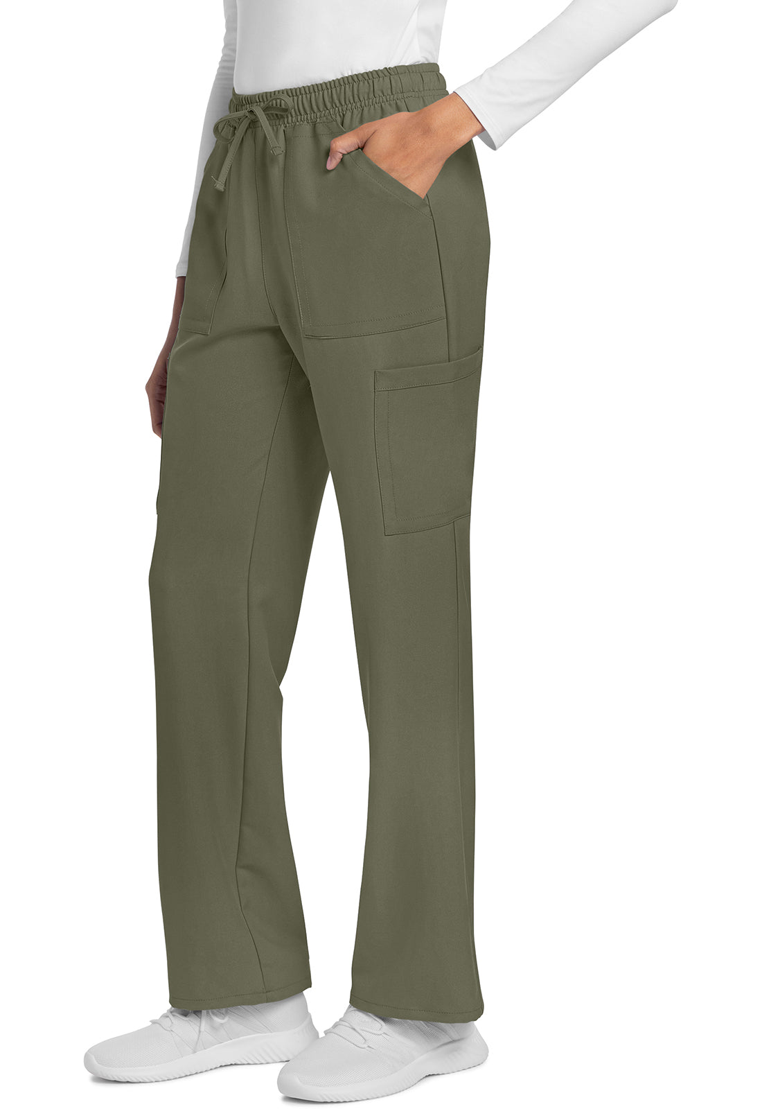 Originals Ultra CK272A Mid Rise Drawstring Trouser Cargo Pants Olive