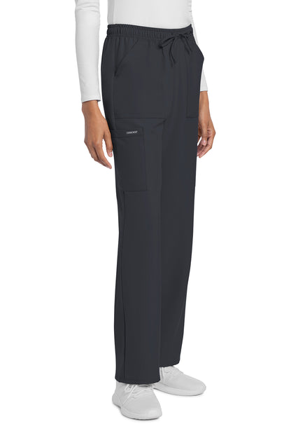 Workwear Originals Ultra CK272A Women's Mid Rise Drawstring Trouser Cargo Scrub Pants Pewter