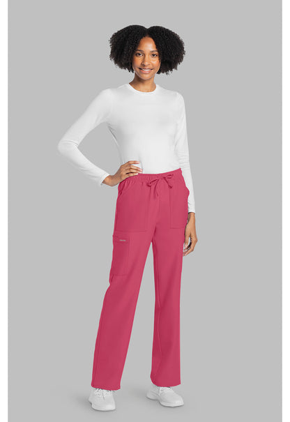 Workwear Originals Ultra CK272A Women's Mid Rise Drawstring Trouser Cargo Scrub Pants image 2