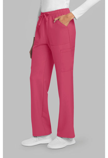Workwear Originals Ultra CK272A Women's Mid Rise Drawstring Trouser Cargo Scrub Pants image 3
