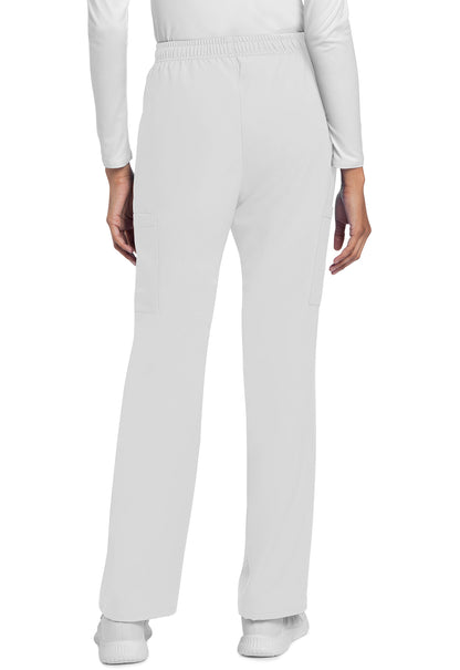 Workwear Originals Ultra CK272A Women's Mid Rise Drawstring Trouser Cargo Scrub Pants White