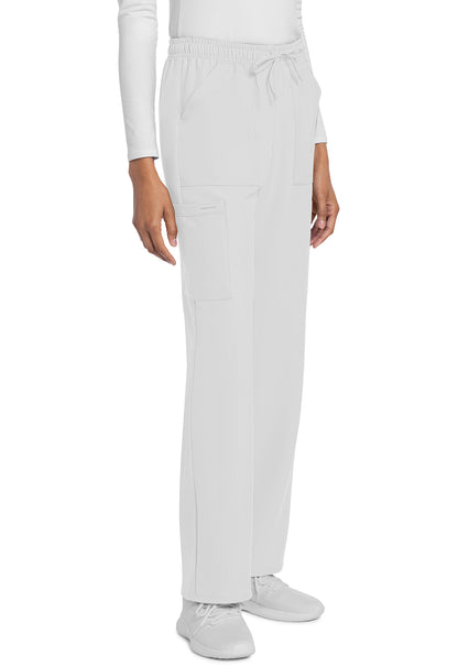 Workwear Originals Ultra CK272A Women's Mid Rise Drawstring Trouser Cargo Scrub Pants White