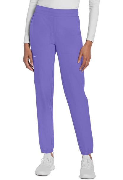 Originals Ultra CK273A Mid Rise Jogger Electric Lavender Model Image Front | Cherokee