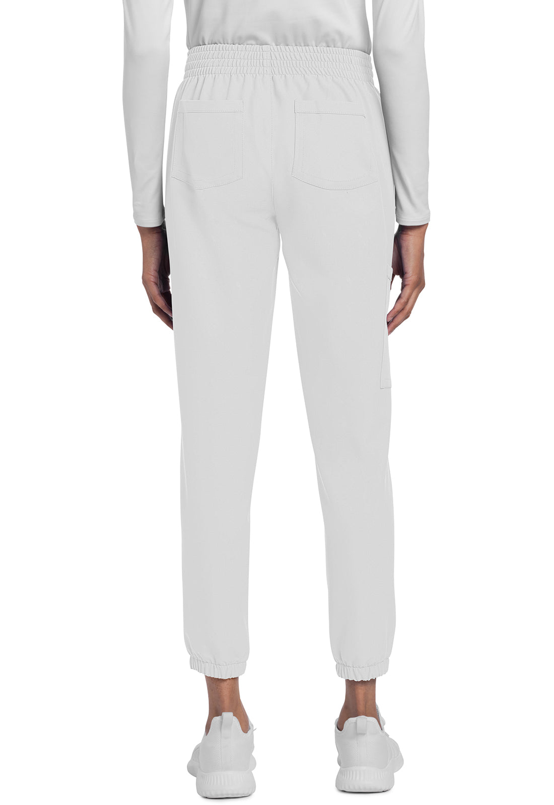 Originals Ultra CK273A Mid Rise Jogger White Model Image Back | Cherokee