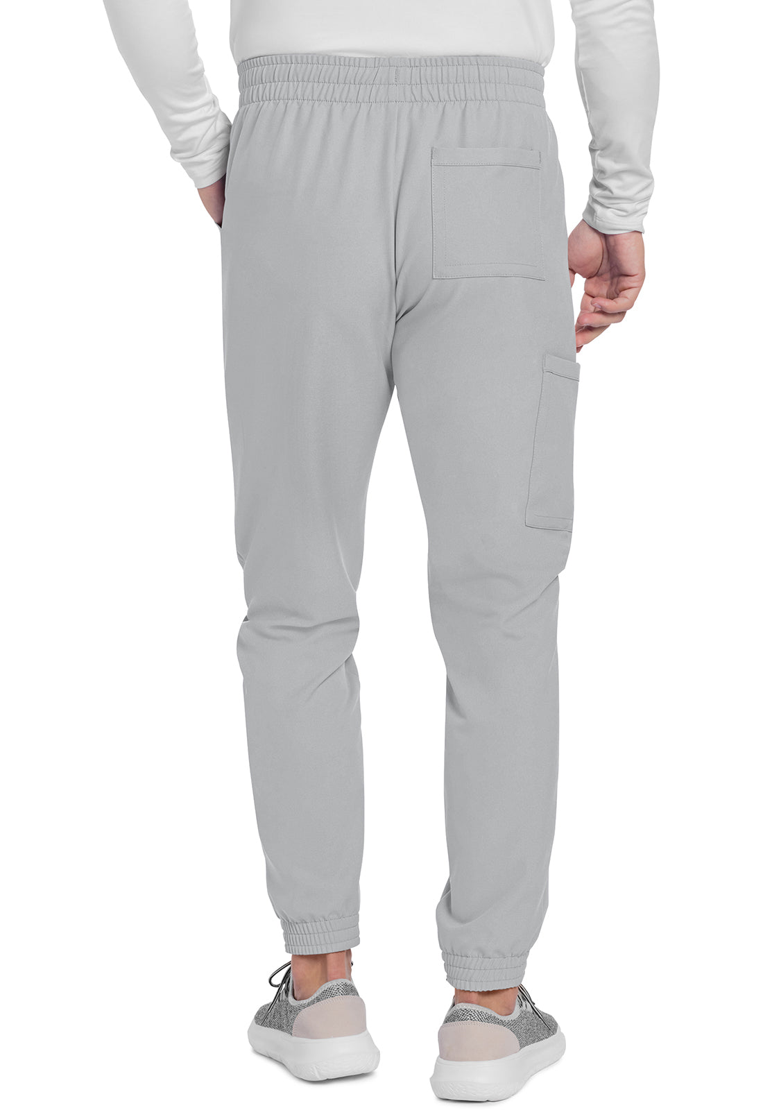 Originals Ultra CK278A Men's Mid Rise Jogger Grey Model Image Back | Cherokee