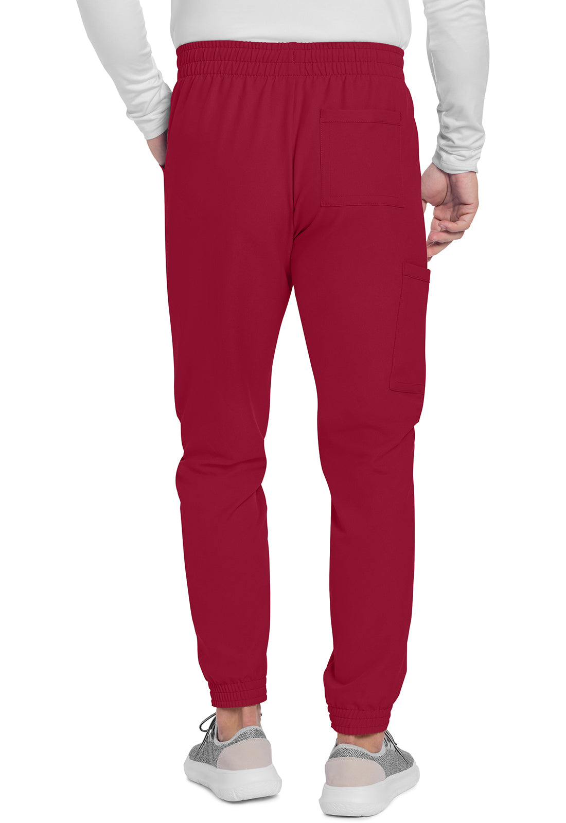 Originals Ultra CK278A Men's Mid Rise Jogger RED Model Image Back | Cherokee