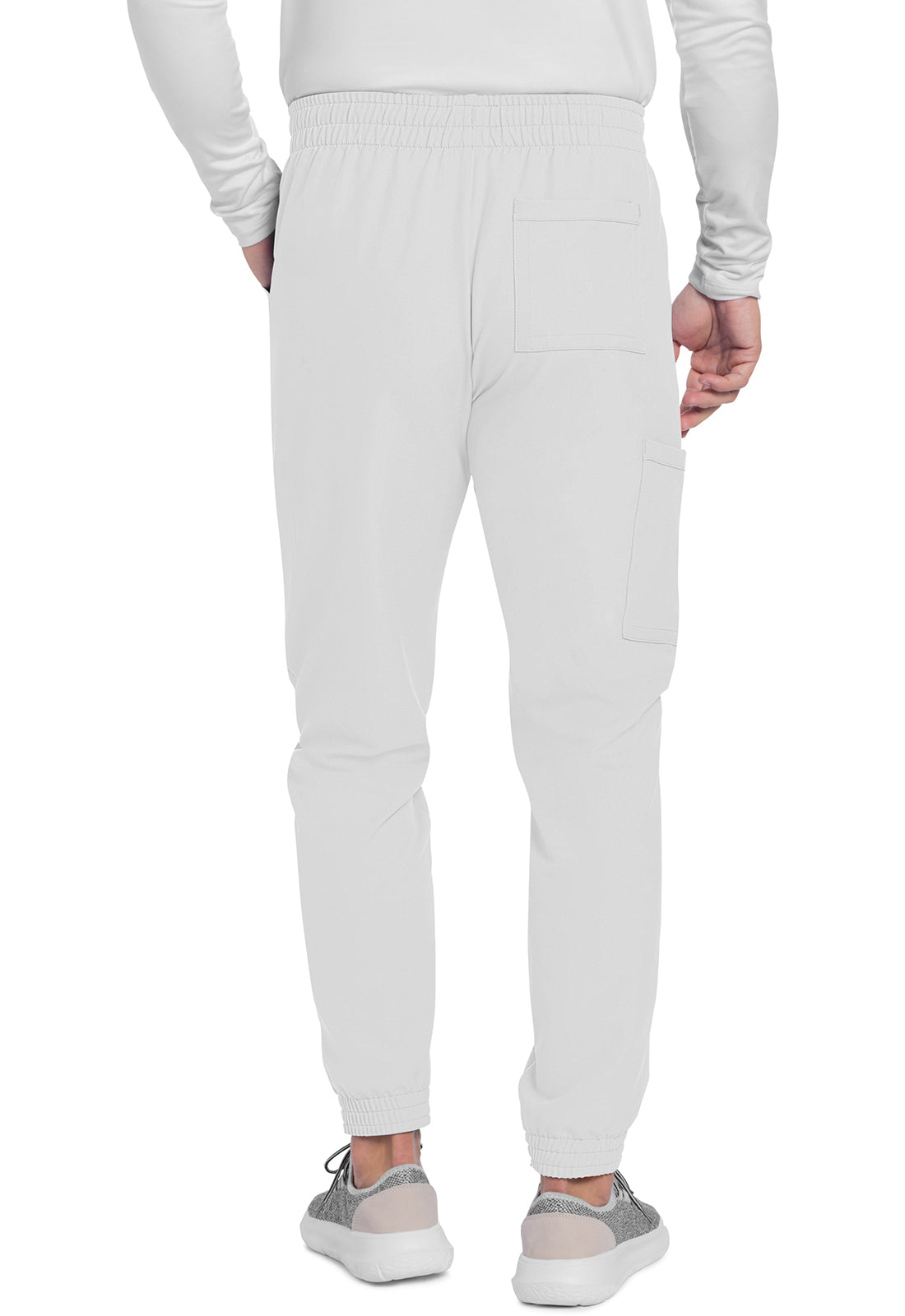 Originals Ultra CK278A Men's Mid Rise Jogger White Model Image Back | Cherokee