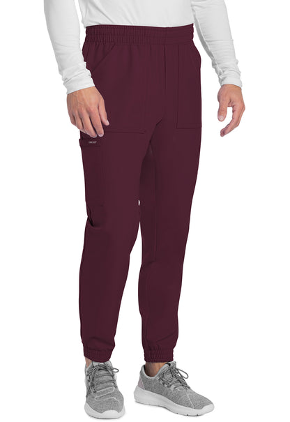 Originals Ultra CK278A Men's Mid Rise Jogger Wine Model Image Left Side | Cherokee