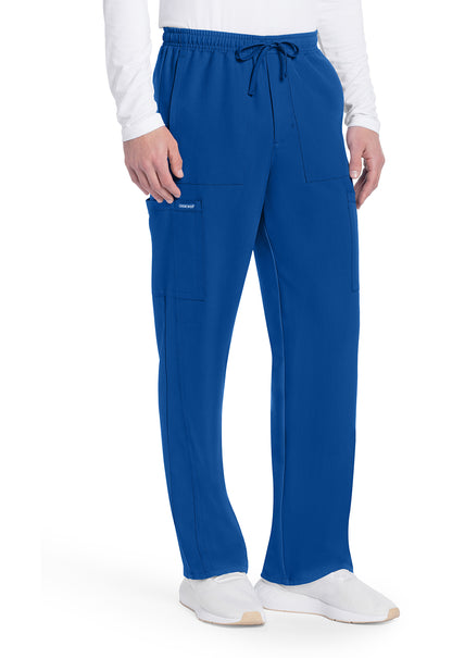 Workwear Originals Ultra CK279A Men's Mid Rise Zip Fly Straight Leg Scrub Pants Galaxy Blue