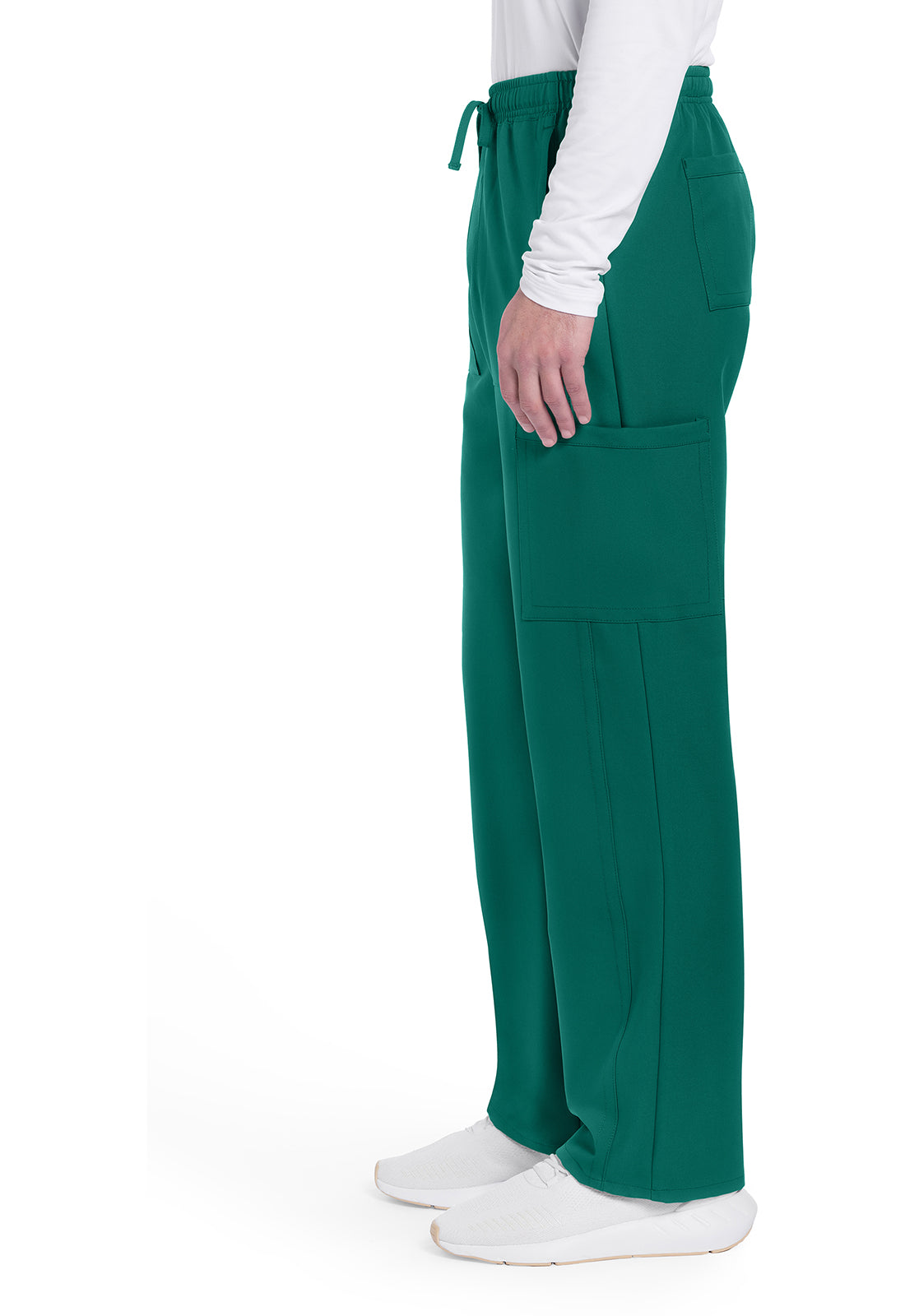 Workwear Originals Ultra CK279A Men's Mid Rise Zip Fly Straight Leg Scrub Pants Hunter Green