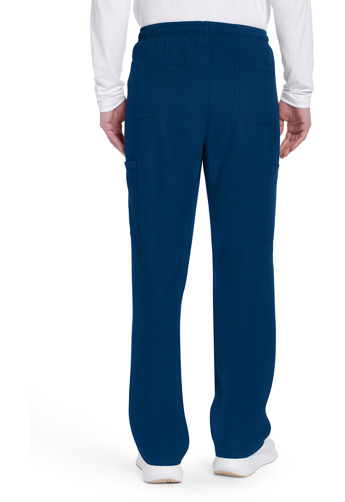 Workwear Originals Ultra CK279A Men's Mid Rise Zip Fly Straight Leg Scrub Pants Navy