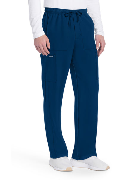 Workwear Originals Ultra CK279A Men's Mid Rise Zip Fly Straight Leg Scrub Pants Navy