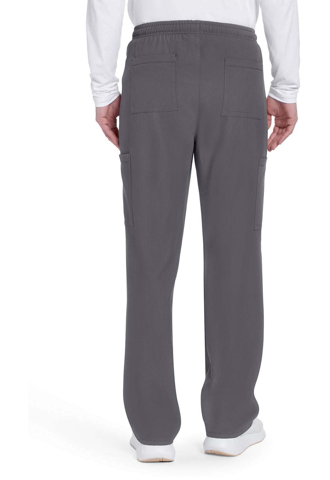 Workwear Originals Ultra CK279A Men's Mid Rise Zip Fly Straight Leg Scrub Pants Pewter