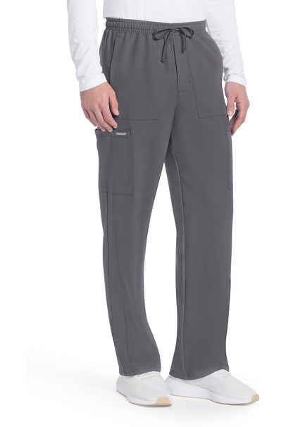 Workwear Originals Ultra CK279A Men's Mid Rise Zip Fly Straight Leg Scrub Pants Pewter