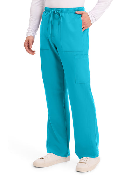 Originals Ultra CK279A Men's Mid Rise Zip Fly Straight Leg Pants Turquoise