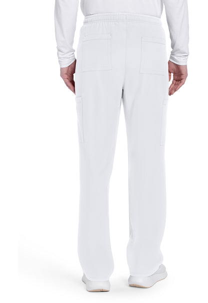 Workwear Originals Ultra CK279A Men's Mid Rise Zip Fly Straight Leg Scrub Pants White