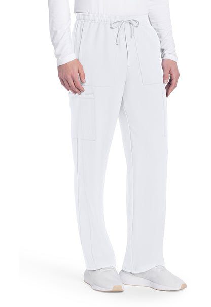 Workwear Originals Ultra CK279A Men's Mid Rise Zip Fly Straight Leg Scrub Pants White