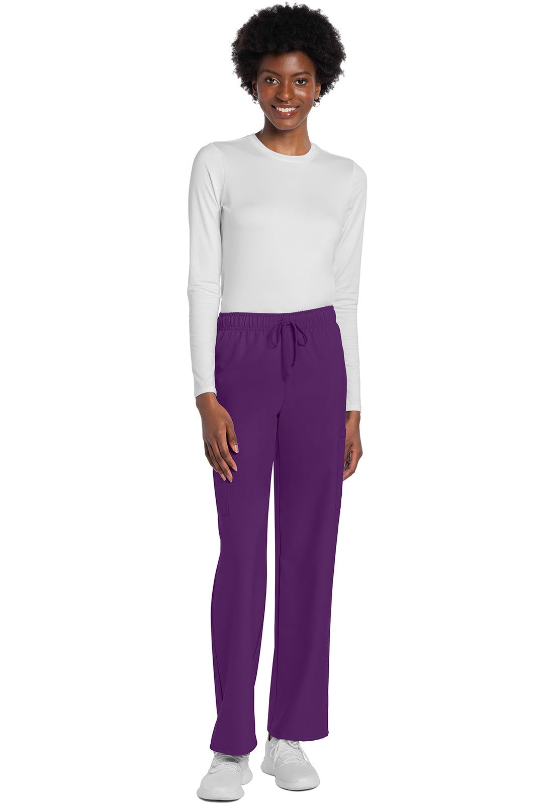 Originals Ultra CK280A Unisex Mid Rise Drawstring Straight Pants Eggplant