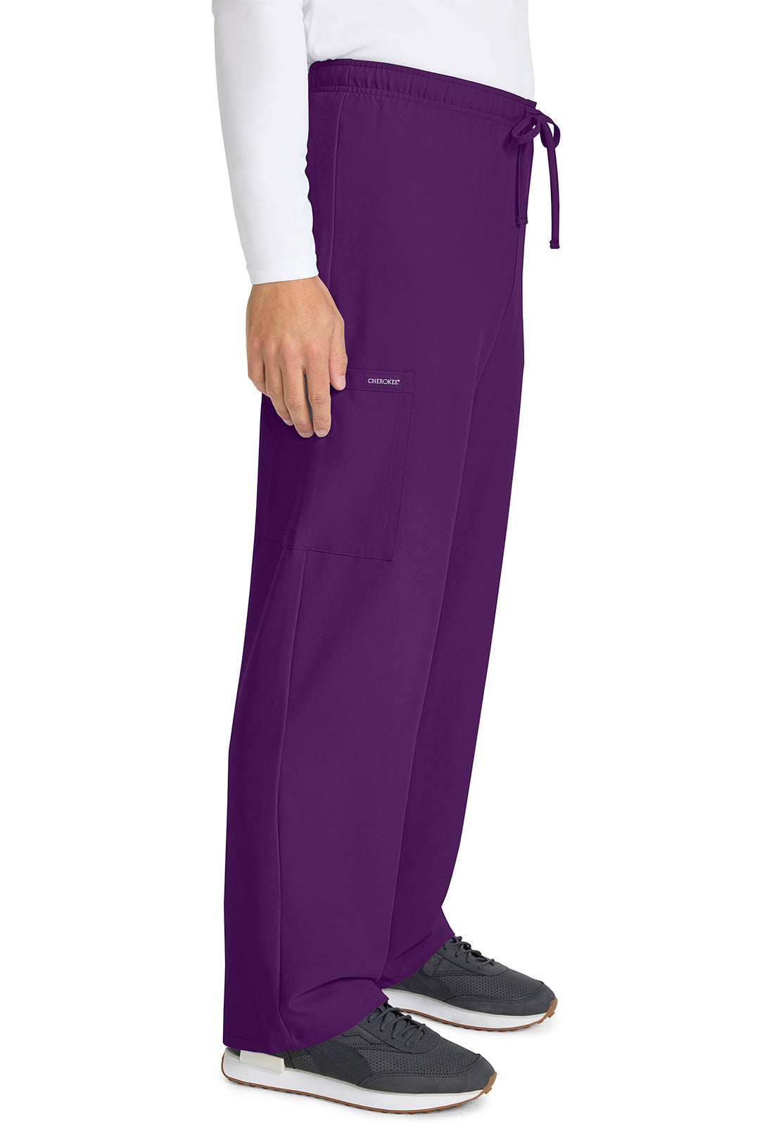 Originals Ultra CK280A Unisex Mid Rise Drawstring Straight Pants Eggplant