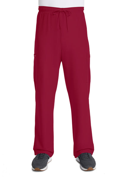 Originals Ultra CK280A Unisex Mid Rise Drawstring Straight Pants RED Model Image Front | Cherokee