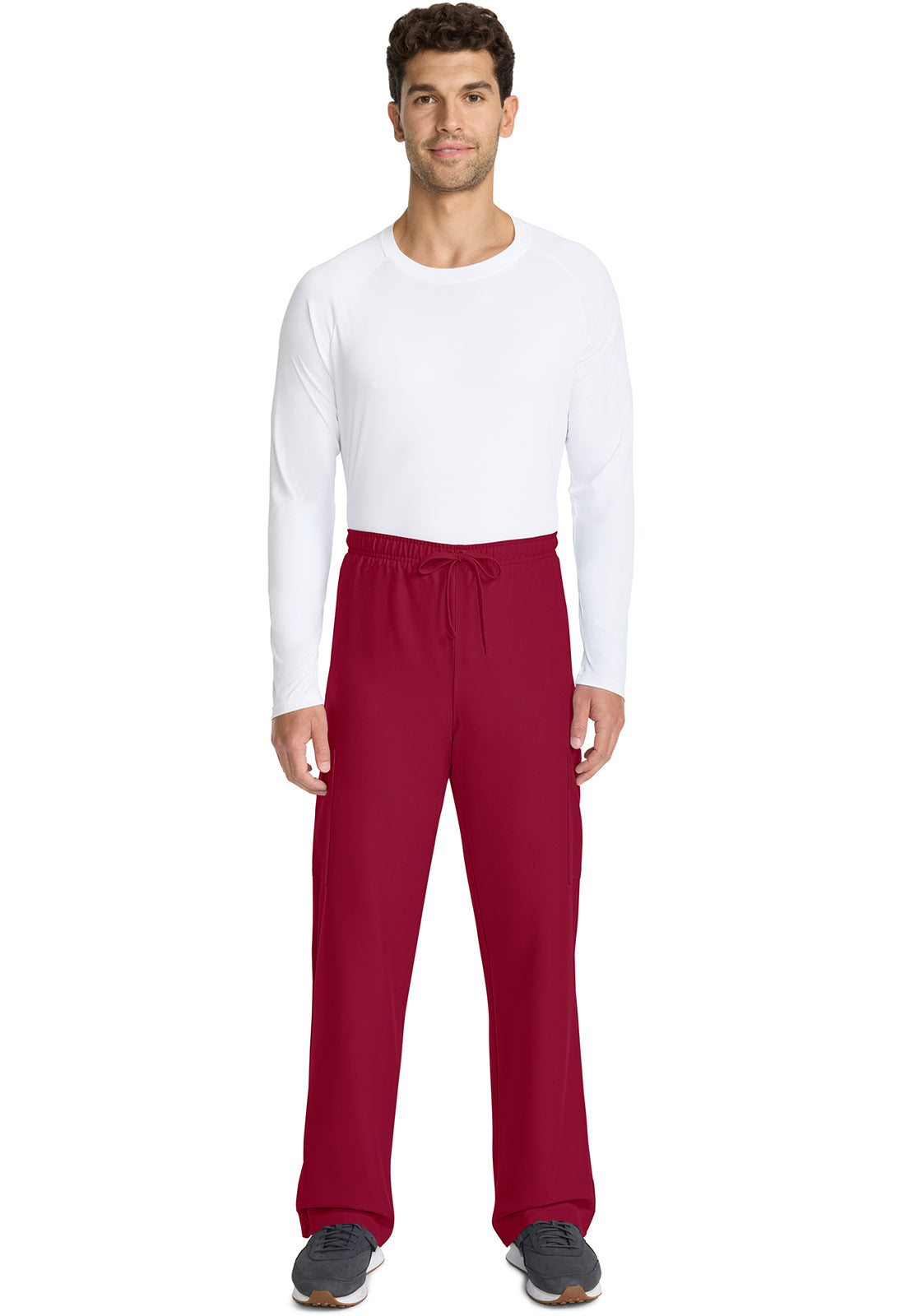 Originals Ultra CK280A Unisex Mid Rise Drawstring Straight Pants RED