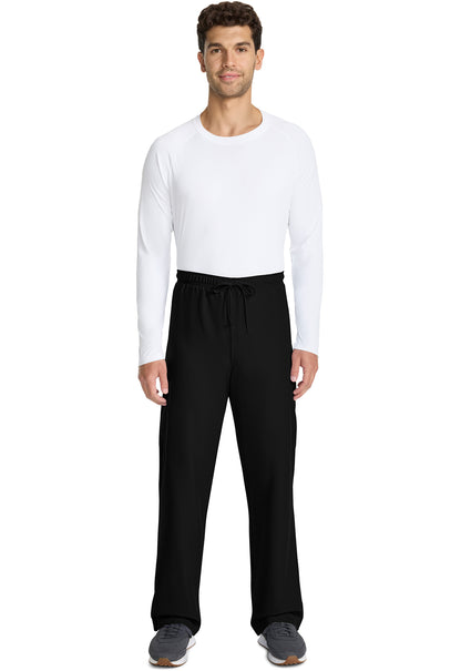 Workwear Originals Ultra CK280A Unisex Unisex Mid Rise Drawstring Straight Scrub Pants Black