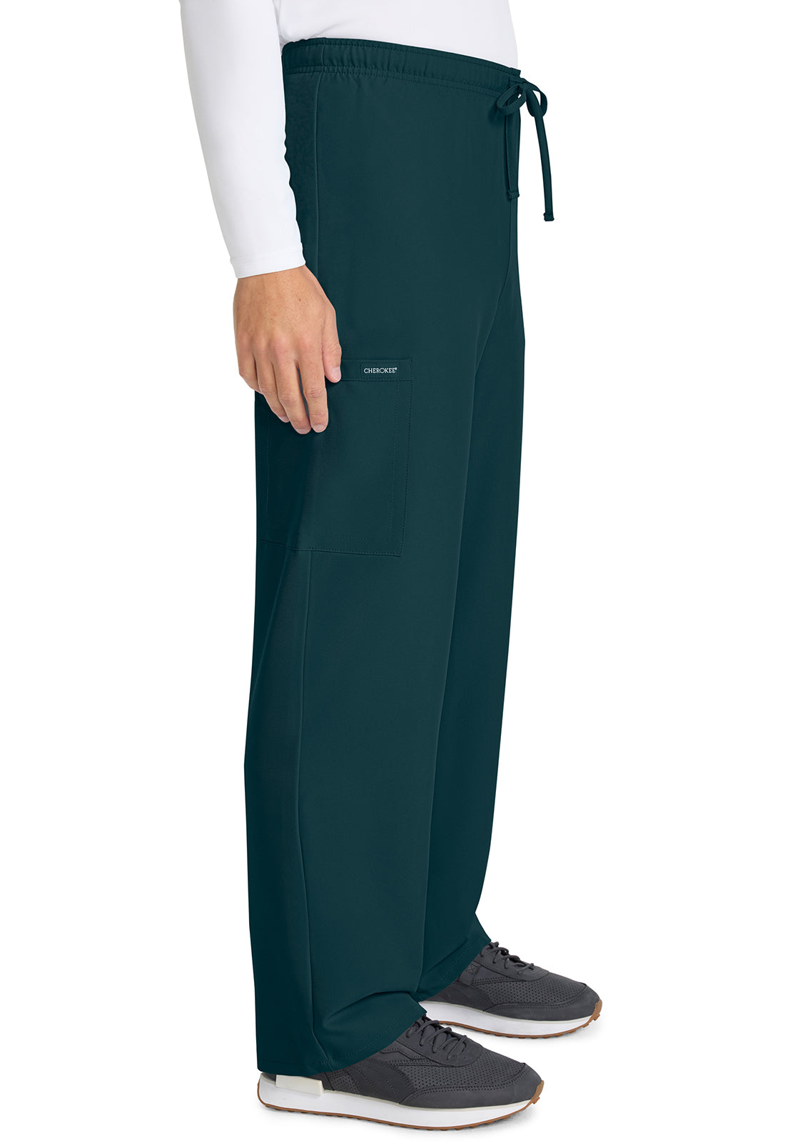 Workwear Originals Ultra CK280A Unisex Unisex Mid Rise Drawstring Straight Scrub Pants Caribbean Blue
