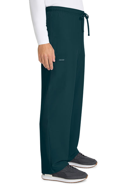 Workwear Originals Ultra CK280A Unisex Unisex Mid Rise Drawstring Straight Scrub Pants Caribbean Blue