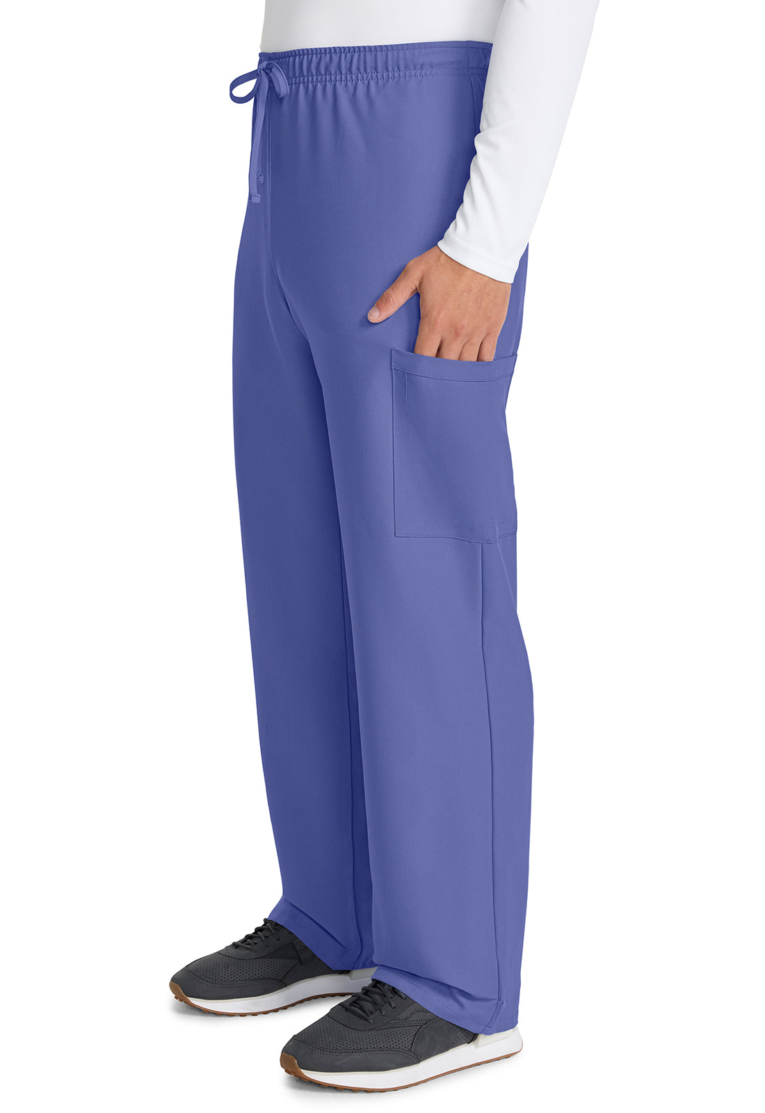Workwear Originals Ultra CK280A Unisex Unisex Mid Rise Drawstring Straight Scrub Pants Ciel Blue
