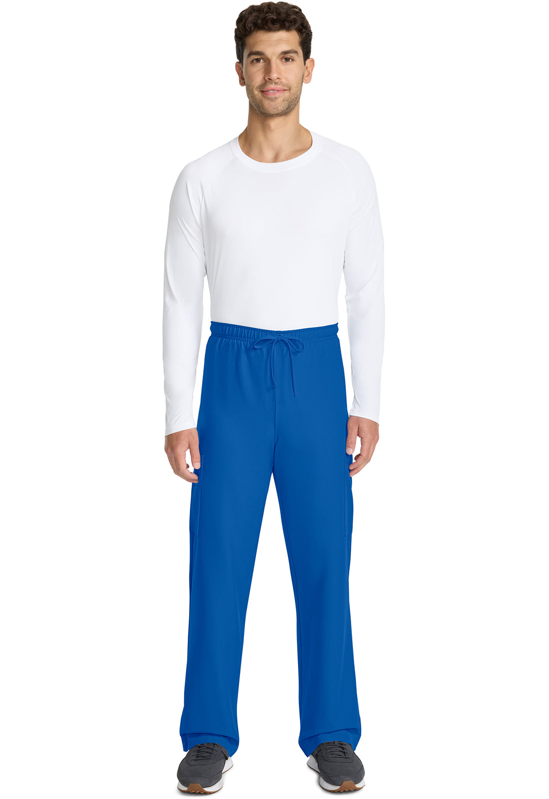 Workwear Originals Ultra CK280A Unisex Unisex Mid Rise Drawstring Straight Scrub Pants Royal