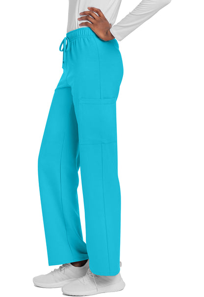 Workwear Originals Ultra CK280A Unisex Unisex Mid Rise Drawstring Straight Scrub Pants image 3