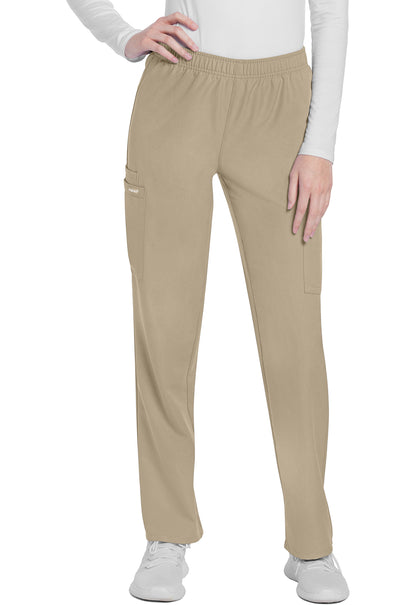 Originals Ultra CK281A Mid Rise Pull-on Slim Leg Cargo Pants KHAKI Model Image Front | Cherokee