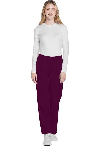 Workwear Originals Ultra CK281A Women's Mid Rise Pull-on Slim Leg Cargo Scrub Pants image 2