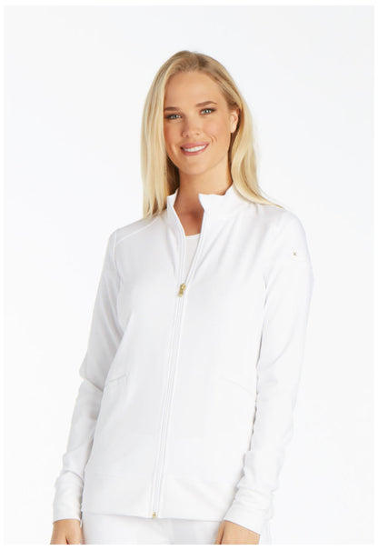 iFlex CK303 Zip Front Jacket White